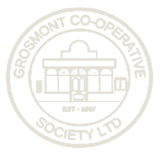 Grosmont Cooperative Society logo light